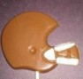 1419 Football Helmet Chocolate or Hard Candy Lollipop Mold